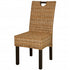 Swen Studio -  Dining Chair 4 pcs Kubu Rattan Mango Wood